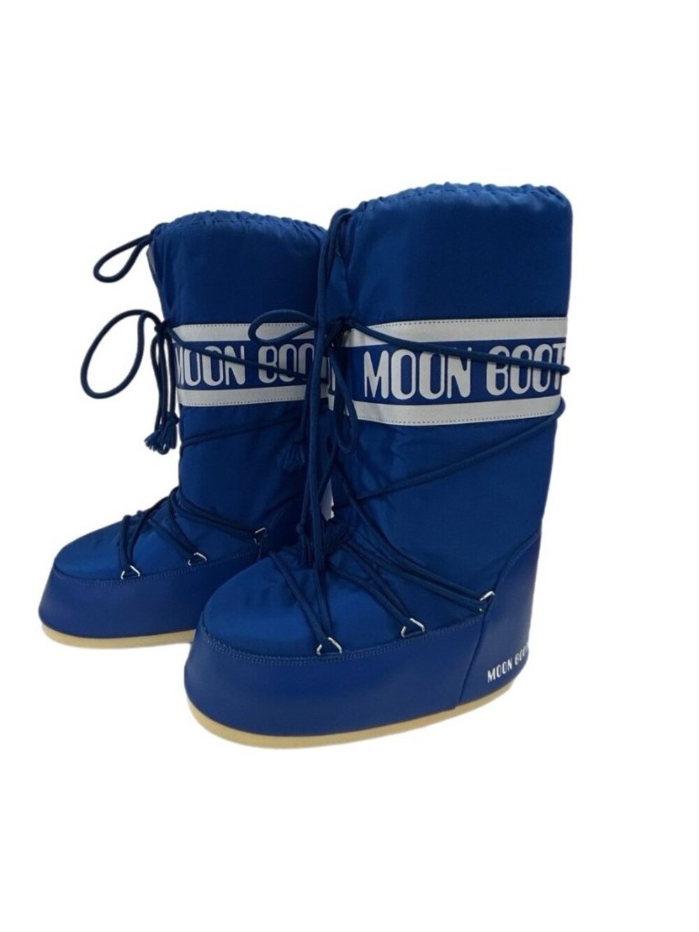 Moon Boot Icon Classic Blue Winter Snow Boots W SIZE 10-11.5